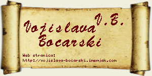 Vojislava Bočarski vizit kartica